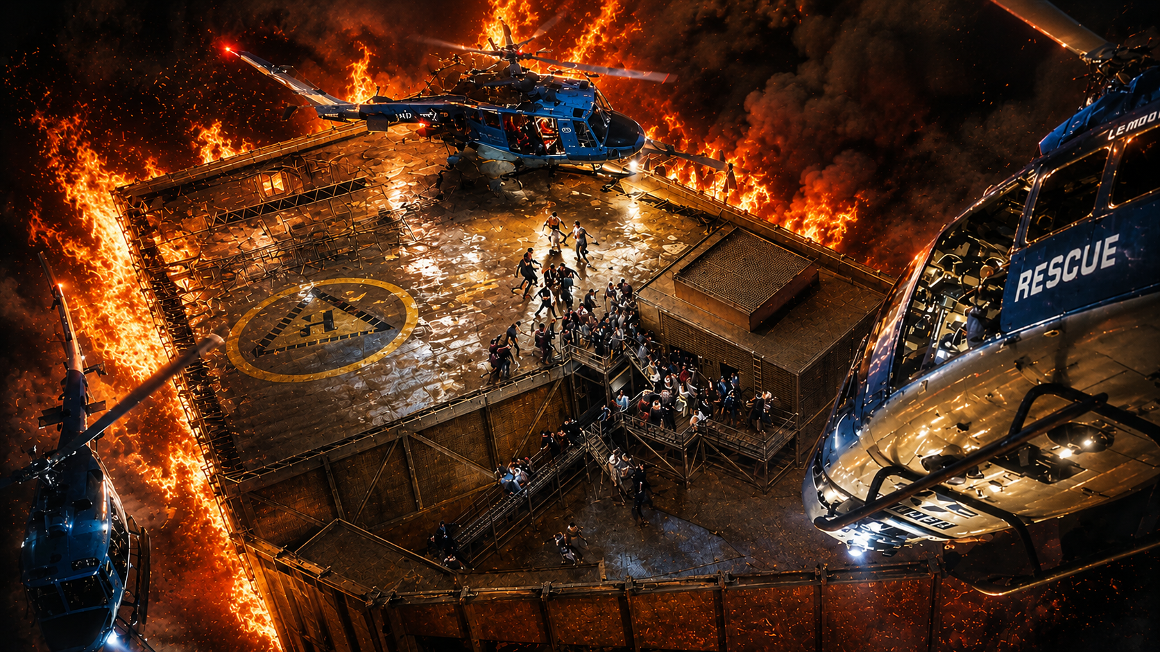 Towering Inferno – Race the Flames